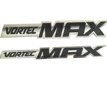 Load image into Gallery viewer, Silverado Sierra SS 6.0 Vortec Max Door Emblem Logo Badge Black Chrome 2pc