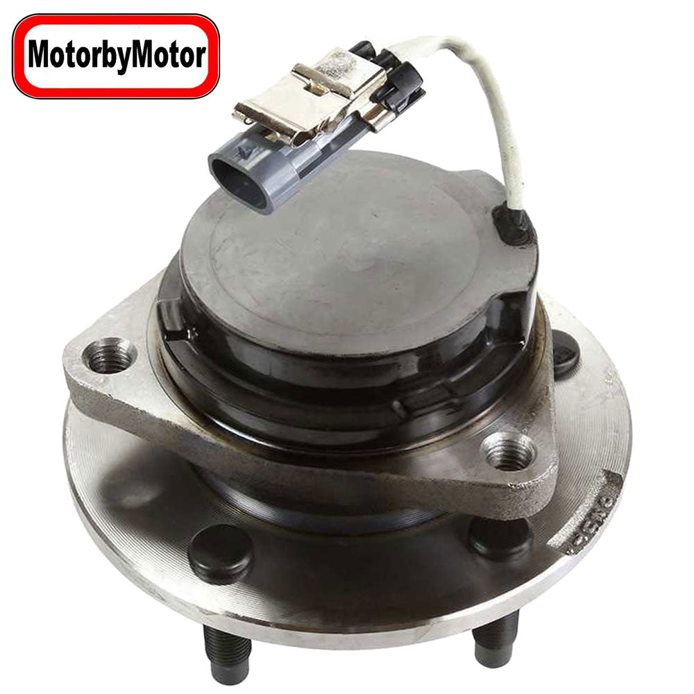 MotorbyMotor Rear Wheel Bearing and Hub Assembly Fit 2002 2003 2004 2005 2006 2007 Buick Rendezvous Hub Bearing 5 Lugs, w/ABS 2WD FWD, Replace 512222