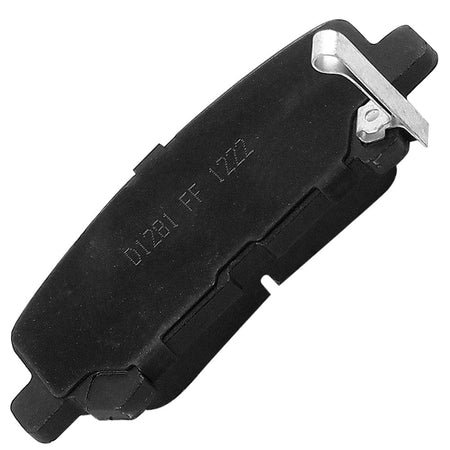 Rear Ceramic Brake Pads w/Hardware Kits Fits for Acura MDX ZDX, Honda Odyssey Pilot (All Models)-Low Dust Brake Pad-4 Pack