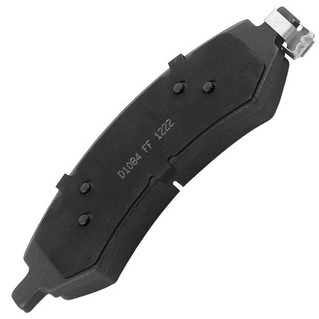 Front Ceramic Brake Pads w/Hardware Kits Fits for Chrysler Aspen, Dodge Dakota Durango Ram 1500, Mitsubishi Raider, Ram 1500 Dakota-Low Dust Brake Pad-4 Pack