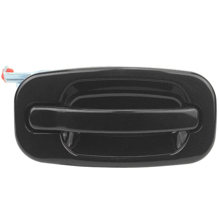 Rear Left Door Handle Fits for Chevy Avalanche (Silverado/Suburban) 1500 2500,GMC Sierra 1500 2500/Yukon/ Yukon XL-Outer Outside(Black)-Driver Side