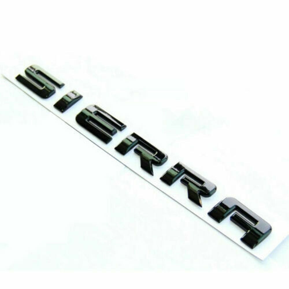 GMC Sierra Emblem Glossy Black 15129653 2pcs