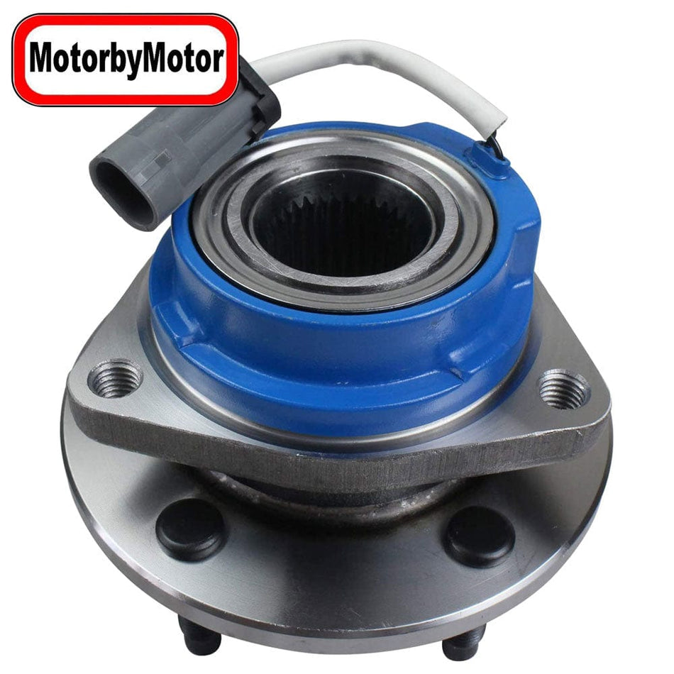 MotorbyMotor 513179 (FWD) Front Wheel Bearing for Chevy Impala Venture Monte Carlo, Buick Century Regal, Cadillac Seville, Oldsmobile Intrigue, Pontiac Grand Prix-w/5 Lugs [W/ABS,2WD]