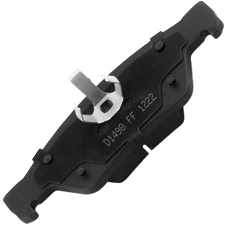 Rear Ceramic Brake Pads w/Hardware Kits Fits for Dodge Durango, Jeep Grand Cherokee-Ceramic Low Dust Brake Pad-4 Pack