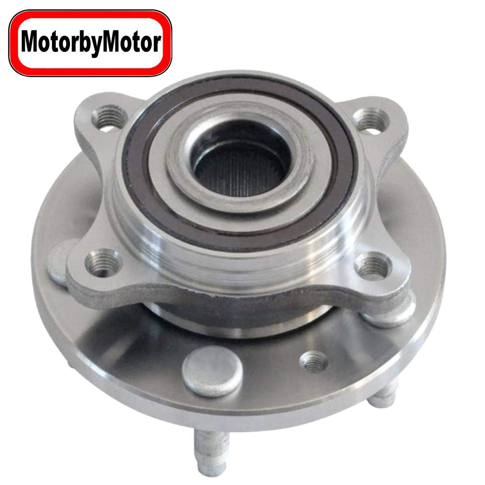 MotorbyMotor 513223 Front Wheel Bearing for Ford Five Hundred/Freestyle/Taurus/Taurus X, Mercury Montego/Sable-w/5 Lugs, w/ABS