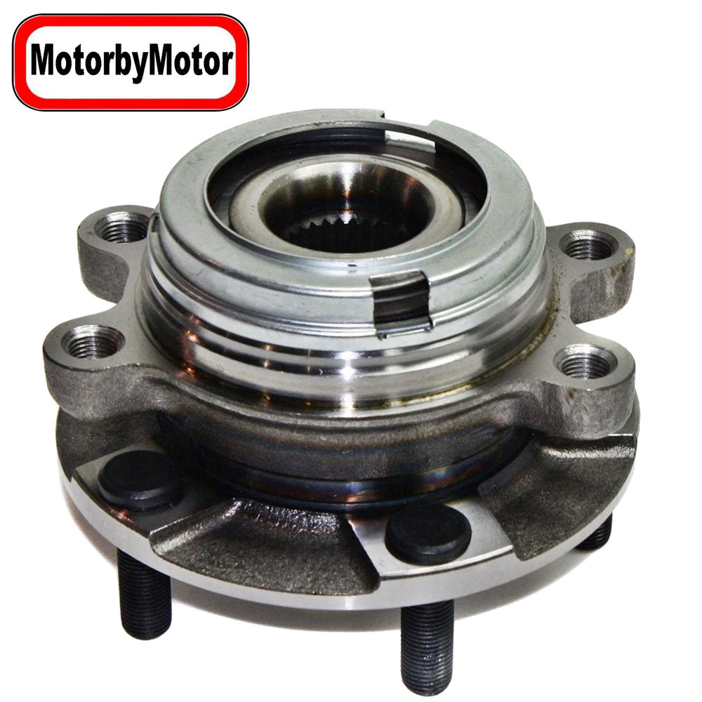 MotorbyMotor Front Wheel Bearing Fit 2007 -2012 Nissan Altima Wheel Hub w/5 Lugs 513294