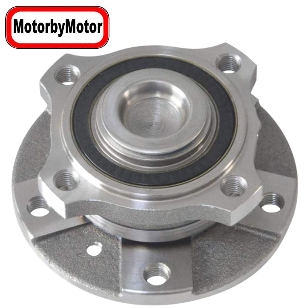 MotorbyMotor 513210 Front Wheel Bearing & Hub Assembly Fits for BMW 525I/528I/530I/535I/545I/550I/645CI/650I Wheel Hub