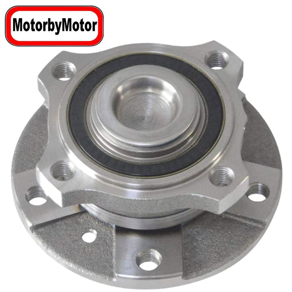 MotorbyMotor 513210 Front Wheel Bearing & Hub Assembly Fits for BMW 525I/528I/530I/535I/545I/550I/645CI/650I Wheel Hub