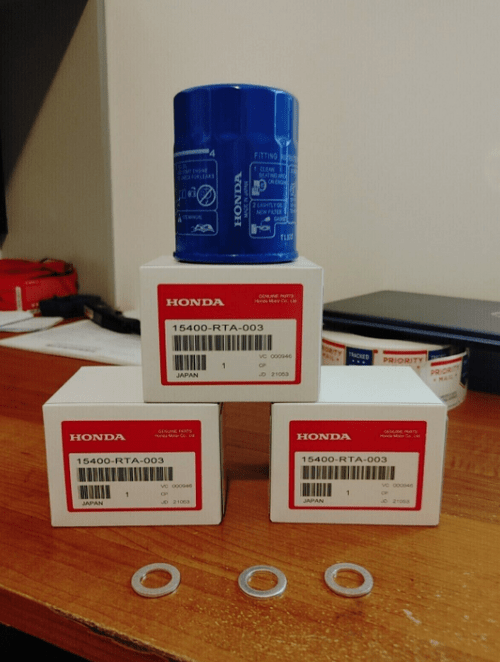 Honda Oil Filter 15400-PLM-A02 - Genuine OEM Engine Filter for Civic Accord