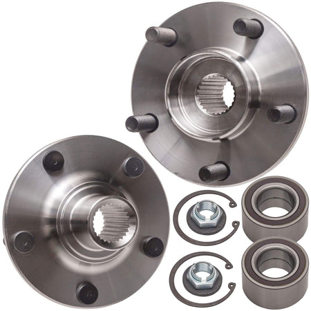 2PC Front Wheel Bearing Hub Repair Kit for 2010 - 2012 2013 Ford Transit Connect