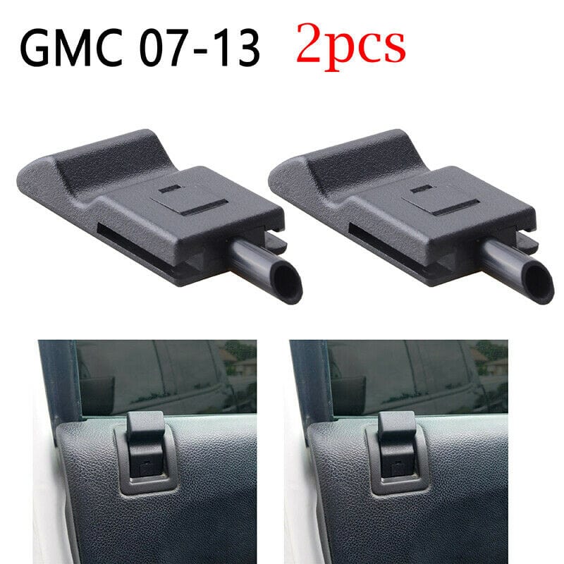 2PCS GM Door Lock Knob Front/Rear for Chevy Silverado GMC Sierra Yukon 07-13
