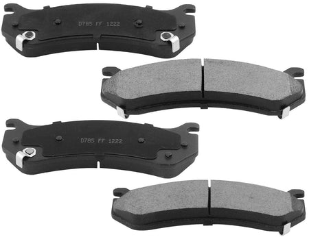 Rear Brake Rotors & Brake Pads for Chevy Silverado Suburan GMC Sierra 2500 3500