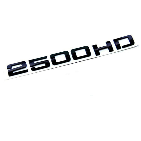 GMC Sierra 2500HD Emblem - 2500HD Letter Matte Black