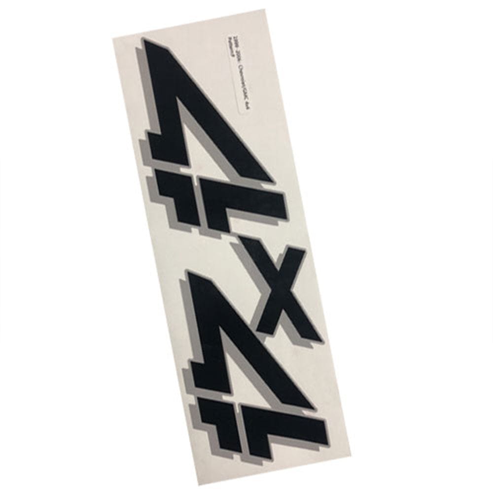 Chevrolet Silverado 4x4 decals Sticker set of 2
