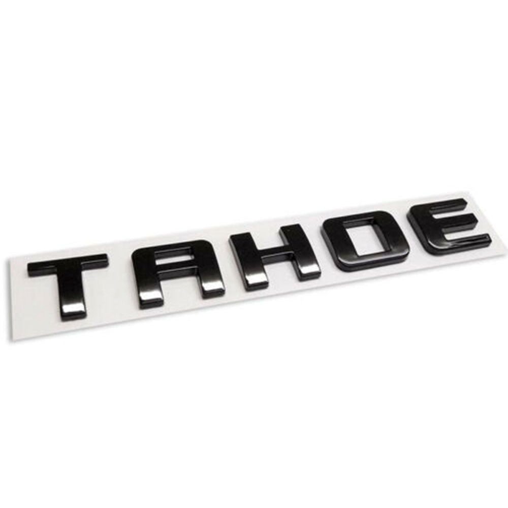 Tahoe Nameplate Emblem Letter for GM 07-18 Chevrolet Glossy Black