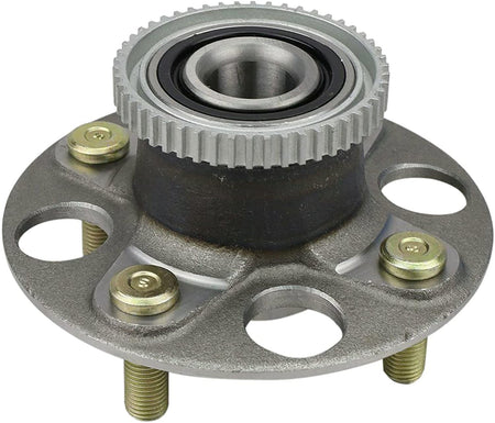 MotorbyMotor 512264 Rear Wheel Bearing and Hub Assembly with 4 Lugs Fits for Honda Insight 2000-2006 Hub Bearing Assembly (ABS Models ONLY)-2 Pack