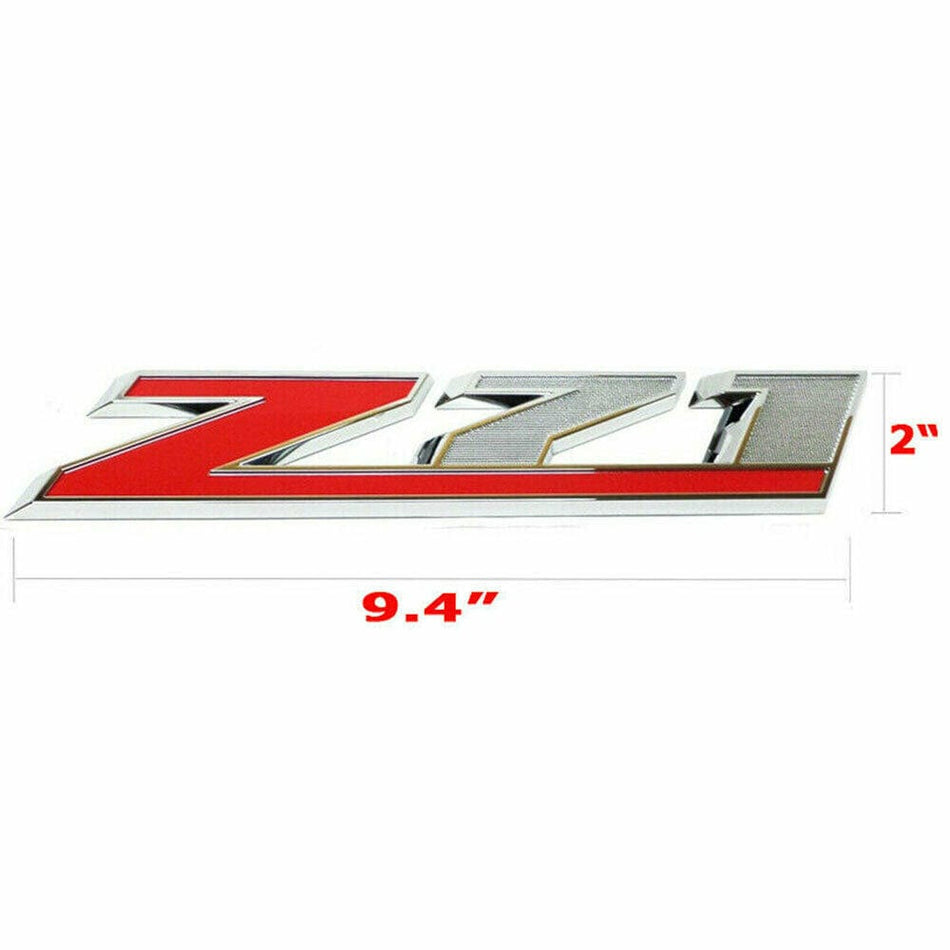 GMC Sierra - Z71 Emblem Chrome Red