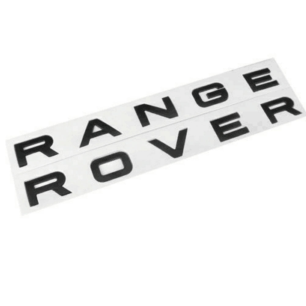 RANGE ROVER Emblem Front Hood Rear Trunk Badge Matte Black