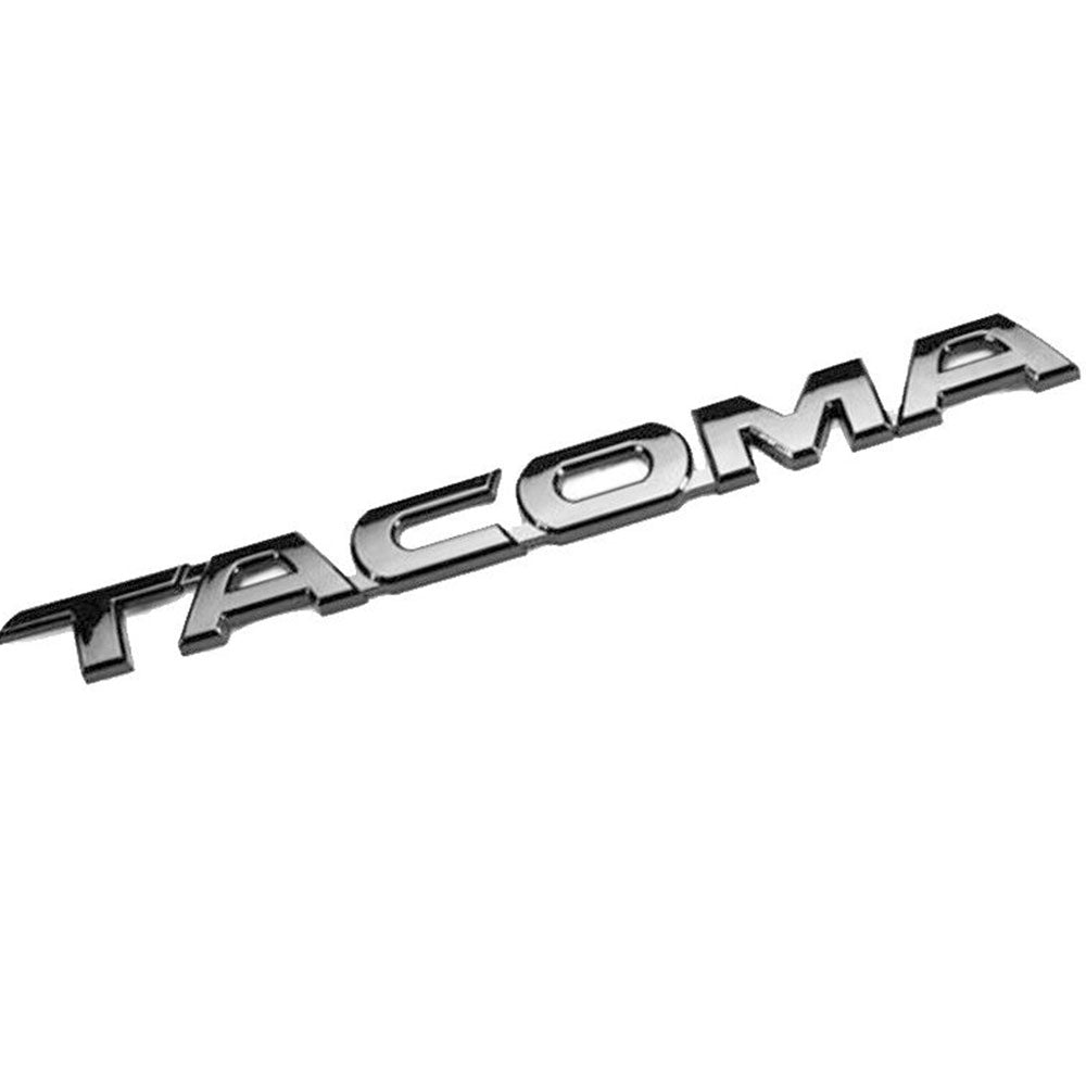 Toyota Tacoma Emblem Tailgate Badge Matte Black