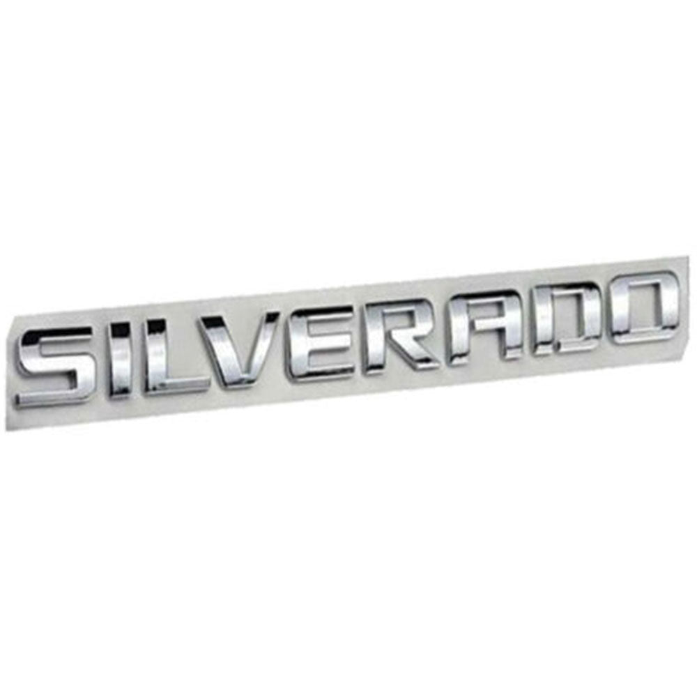 Chevrolet Silverado Emblem - Silverado Letter Chrome 15129652 – AFA-Motors