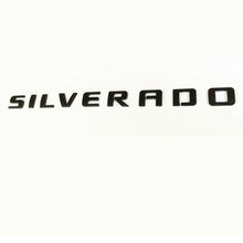 Load image into Gallery viewer, Silverado Nameplate Emblem Badge OEM Genuine Matte Black 2PC