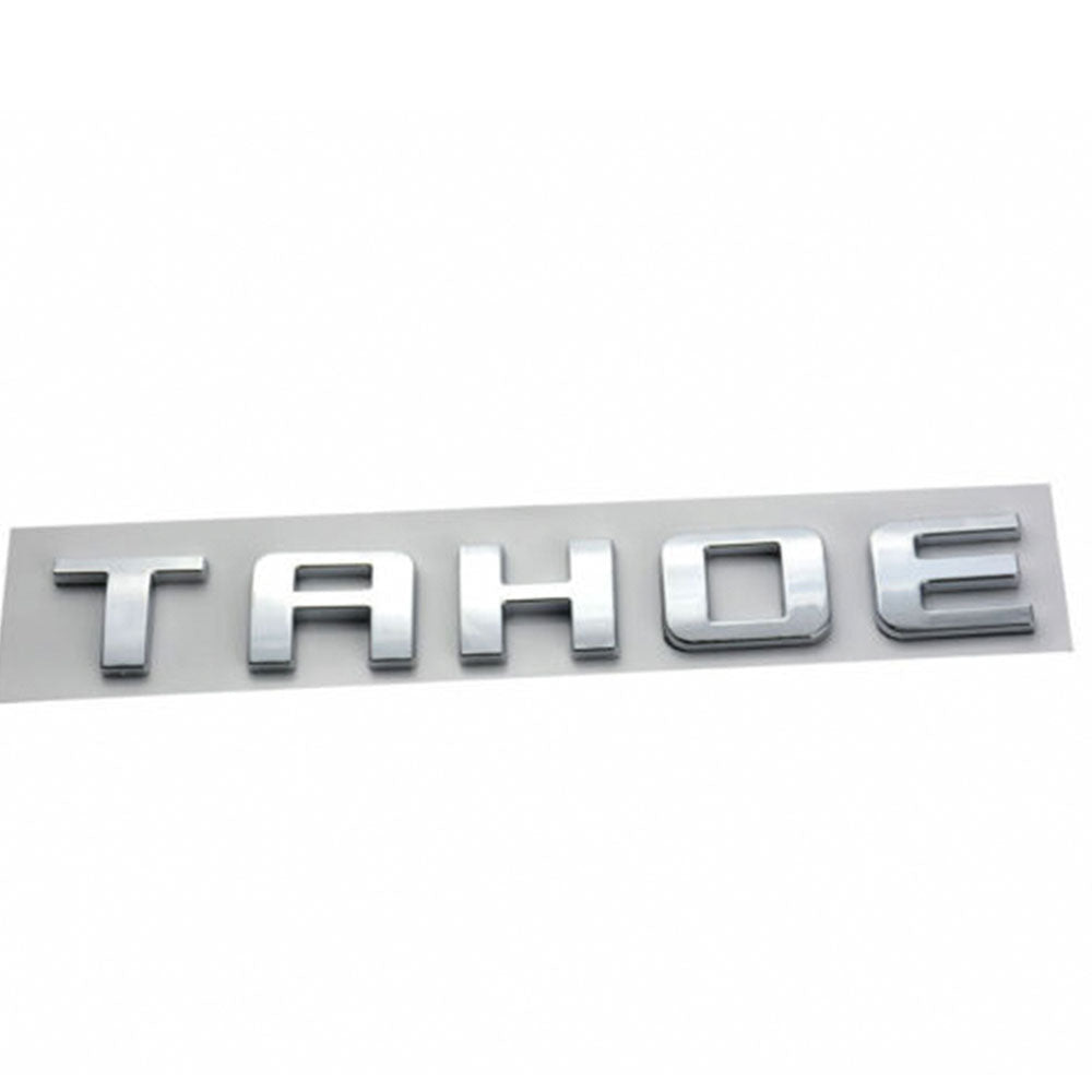 Chevrolet TAHOE Nameplate Emblems Letter 3D Badge Chrome 2PC