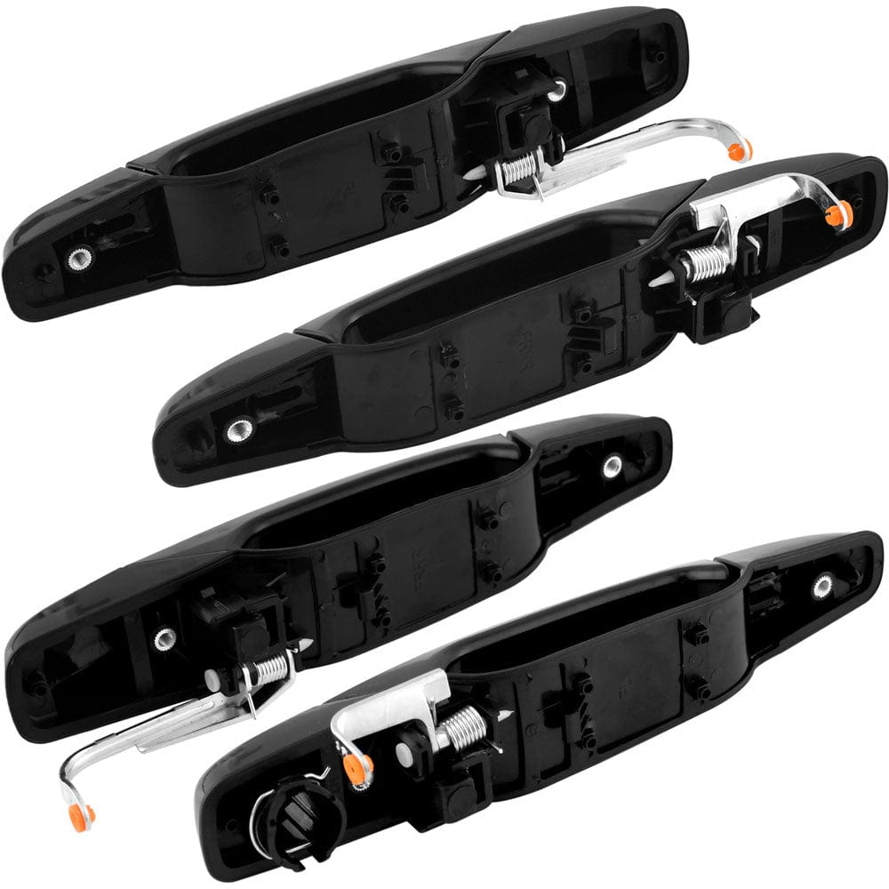 Front & Rear Exterior Door Handle Fits for Chevrolet Avalanche Cheyenne Silverado 1500 2500 3500 Suburban 1500 2500 Tahoe, GMC Sierra 1500 2500 3500 Yukon XL 1500 2500 Outer Car Door Handles-4 Pc