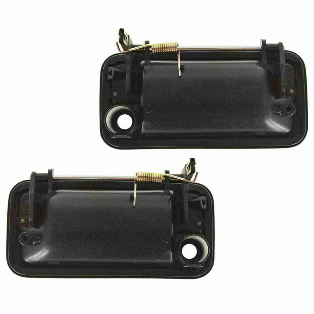 Front Outside Door Handles Fits for Chevy C1500 C2500 (Suburban), C3500, K1500 K2500 (Suburban) K3500, Tahoe; GMC C1500 C2500 (Suburban), C3500, K1500 K2500 (Suburban), K3500, Yukon-2 Pack Black