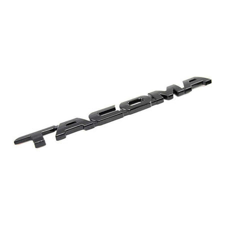 Toyoya Tacoma Adhesive Side Decal Matte Black ABS Badge 11.75 inch