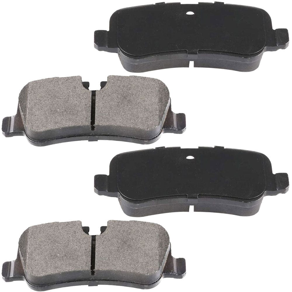 MotorbyMotor Rear Ceramic Brake Pads with Hardware Kits for Land Rover LR3 05-09 (All Models), Lande Rover Range Rover Sport 06-09 (V8 4.4L Models) Low Dust Brake Pad