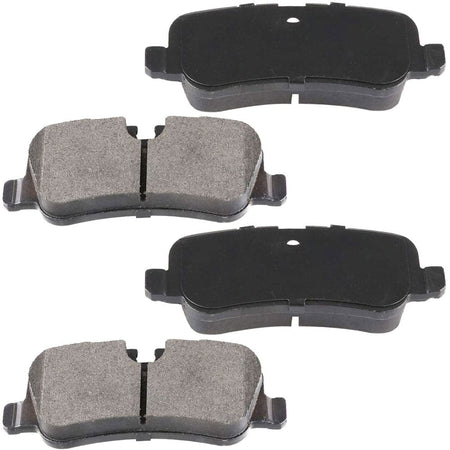 MotorbyMotor Rear Ceramic Brake Pads with Hardware Kits for Land Rover LR3 05-09 (All Models), Lande Rover Range Rover Sport 06-09 (V8 4.4L Models) Low Dust Brake Pad