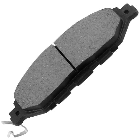 Front Ceramic Brake Pads w/Hardware Kits Fits for Infiniti JX35 2013, Infiniti QX60 2014-2019, Nissan Murano 2015-2020, Nissan Pathfinder 2013-2019-Ceramic Low Dust Brake Pad-4 Pack
