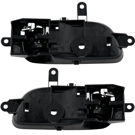 Front or Rear Interior Door Handle Fits for 13-18 Nissan Altima,13-19 Nissan Pathfinder, 15 Nissan Titan, 14 Nissan Armada, 15-19 Nissan Murano Inside Car Door Handle (Chrome with Black Backing)