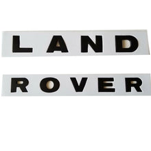 Load image into Gallery viewer, LAND ROVER Emblem Letter Trunk Badge Matte Black