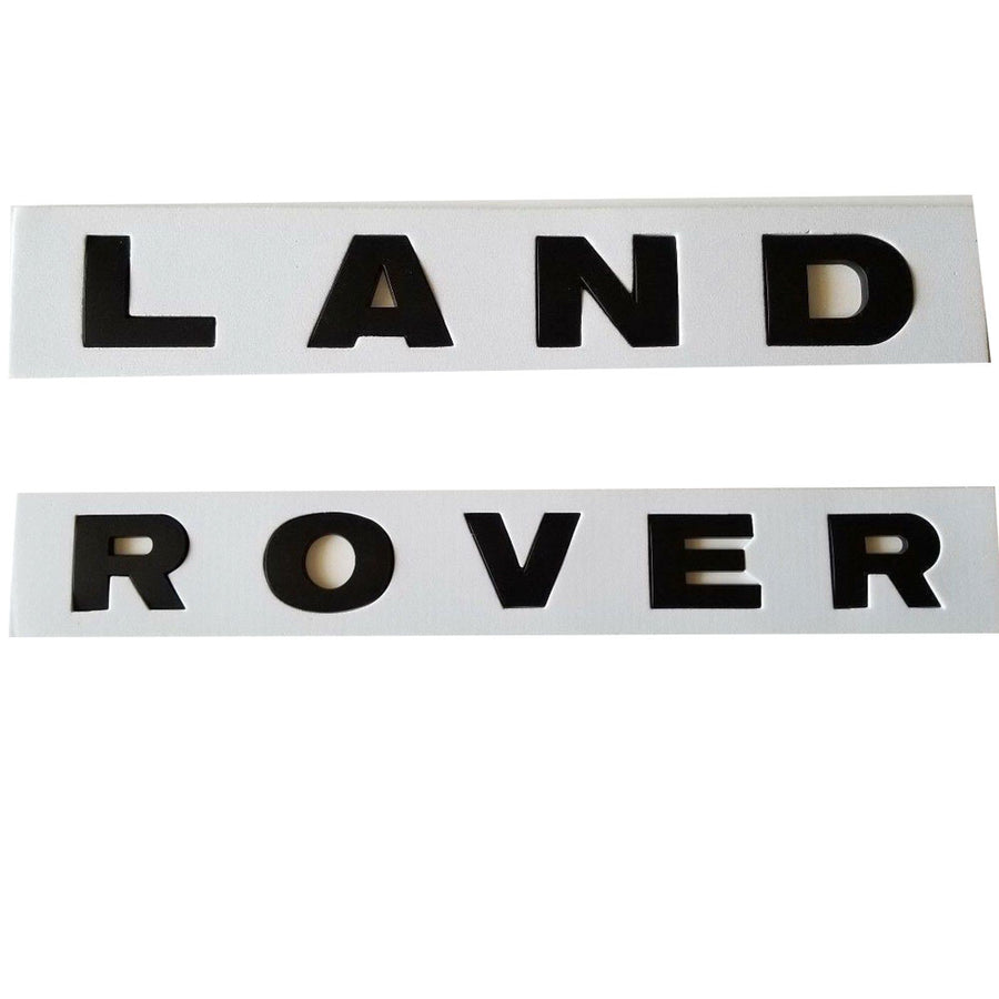 LAND ROVER Hood Emblem Letter Matte Black DAB500050LQV, DAB500080LQV