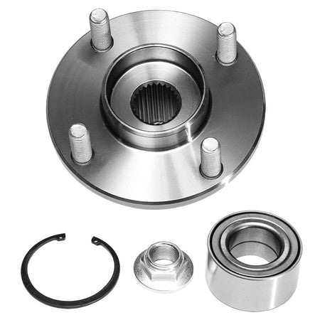 MotorbyMotor 518510 Front Wheel Bearing and Hub Assembly Fits for 2000-2011 Ford Focus Wheel Hub w/4 Lugs w/ABS - 2 PACK