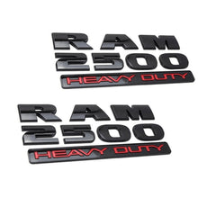 Load image into Gallery viewer, RAM 2500 HEAVY DUTY Emblem 3D Decal Glossy OEM 2pcs