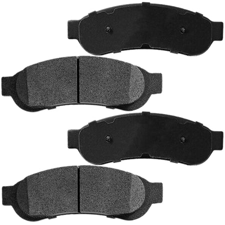 MotorbyMotor Rear Ceramic Brake Pads with Hardware Kits for Ford F-250 F-350 F-450 Super Duty Low Dust Brake Pad