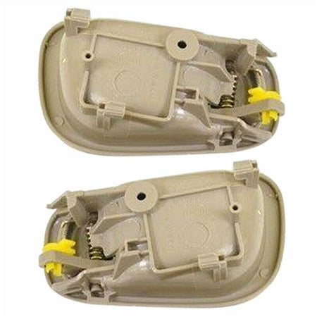 Interior Tan Beige Door Handle for 1998-2002 Toyota Corolla, 1998-2002 Chevy Prizm Inside Door Handles-4PK, Front or Rear