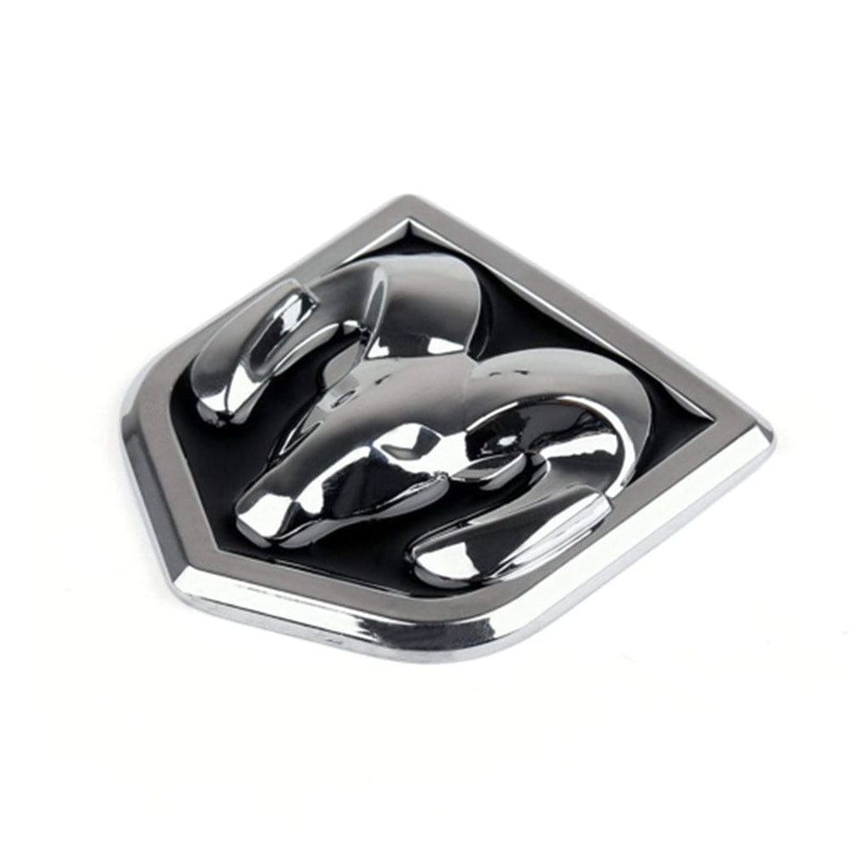 Dodge Ram Emblem Rear Tailgate Silver Black