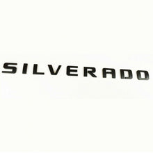 Load image into Gallery viewer, Chevy SILVERADO Emblem letter Badge Gloss Black