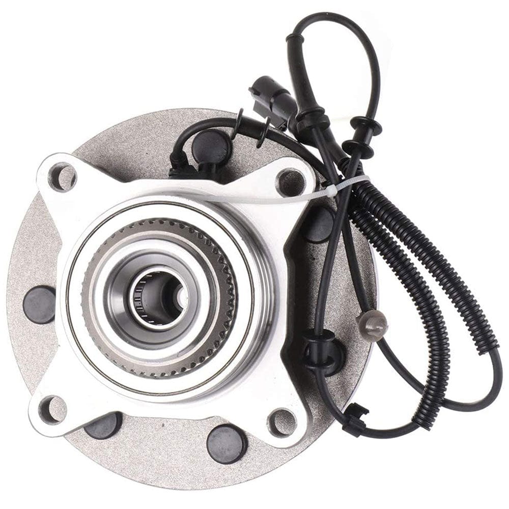 MotorbyMotor 515047 Front Wheel Bearing & Hub Assembly Fits for  2004 2005 Ford F-150 Wheel Hub w/7 Lugs [w/ABS, 4WD 4x4] - 2 PACK