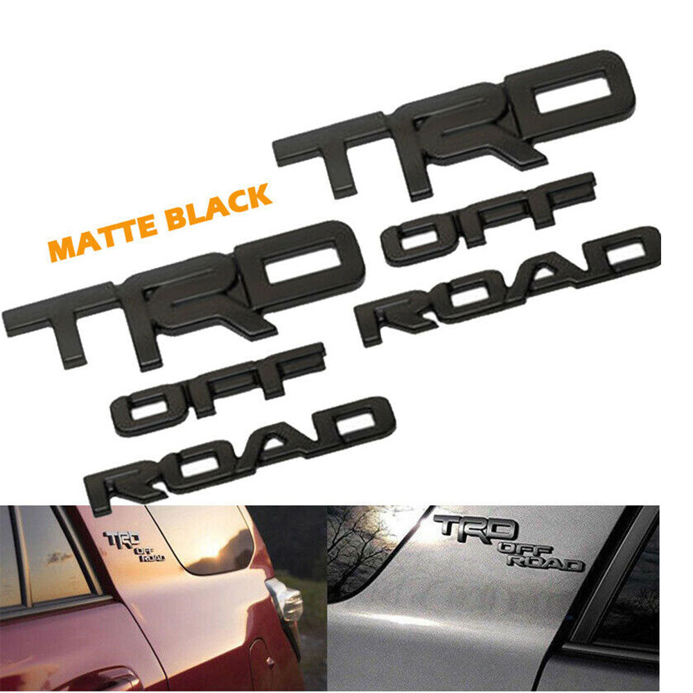 Toyota 4RUNNER TRD OFF ROAD Emblem Matte Black