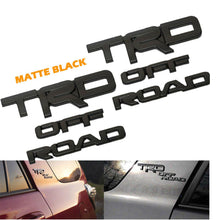 Load image into Gallery viewer, Toyota 4RUNNER TRD OFF ROAD Emblem Matte Black