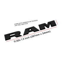 Load image into Gallery viewer, RAM Emblem Letter Nameplate Black