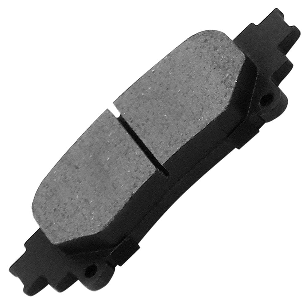 Rear Ceramic Brake Pads w/Hardware Kits Fits for Lexus GS Turbo GS200t GS350 GS450H IS200T IS250 IS300 IS350 RC200T RC300 RC350 RX350 RX450h, Toyota Highlander Mirai Prius V Sienna -4 Pack