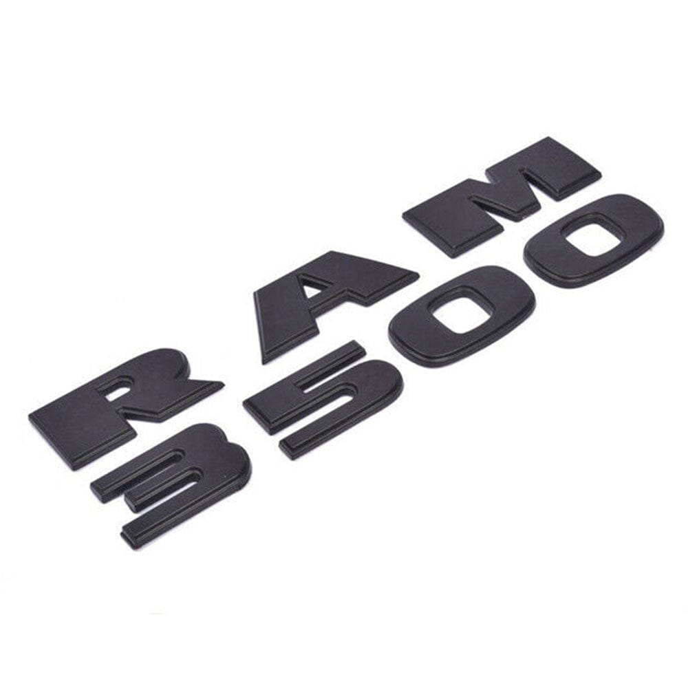 Dodge Ram 3500 Emblems Matte Black