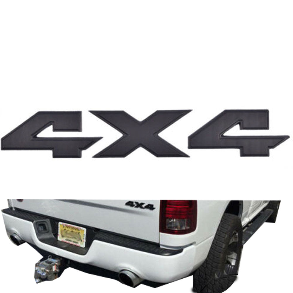 Dodge RAM 4X4 Emblem Matte Black