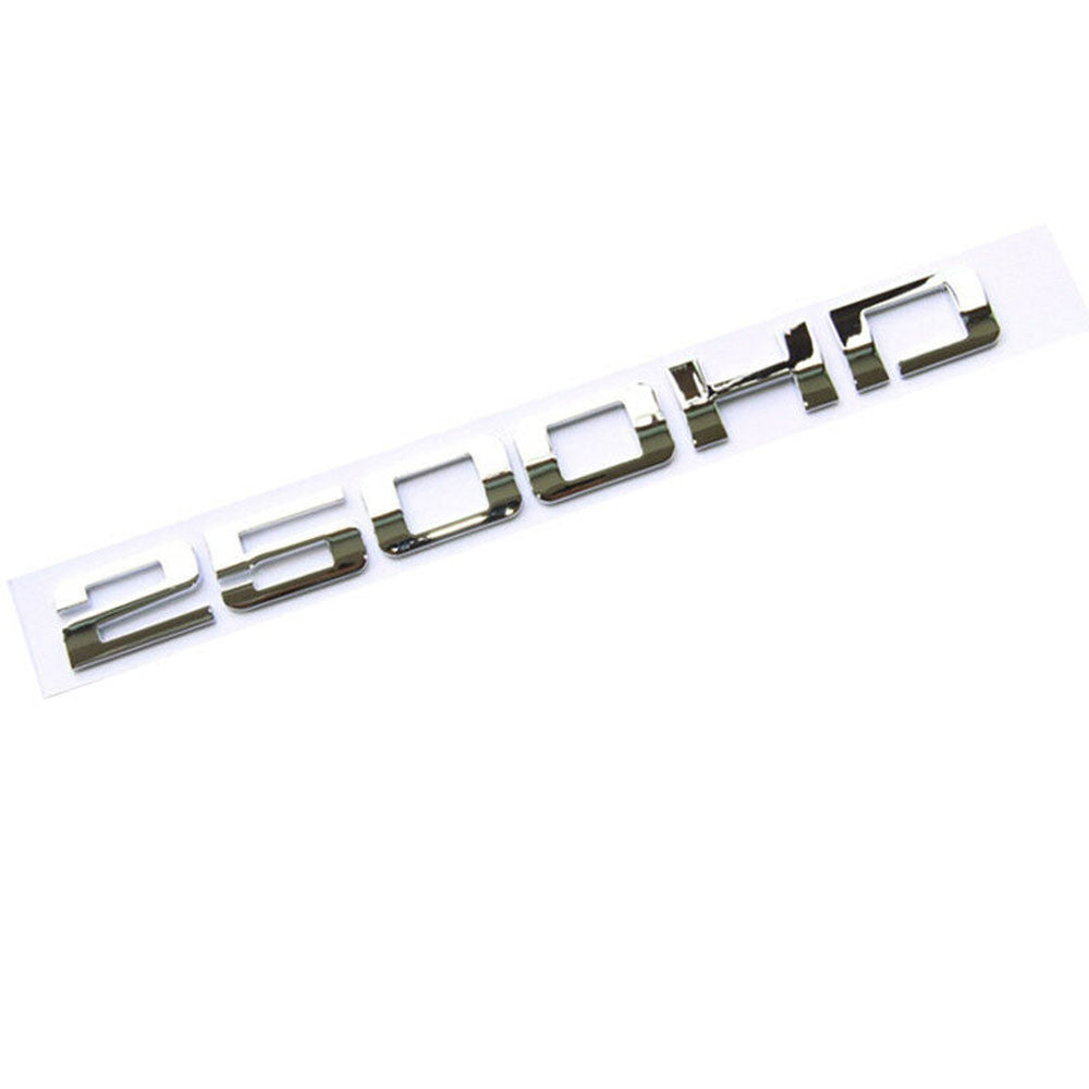 Chevy Silverado GMC Sierra 2500HD Emblems Front Door Badges Chrome