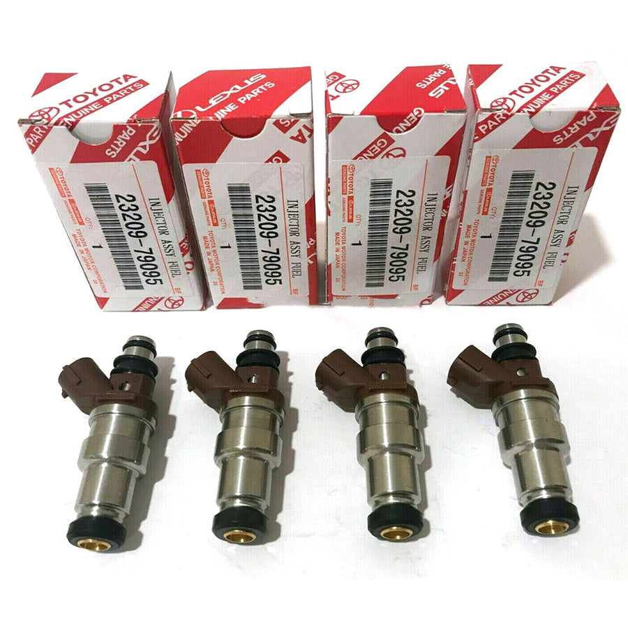 Toyota Fuel Injectors Denso - Toyota 4Runner Tacoma 23209-79095 2325075050, 4pcs